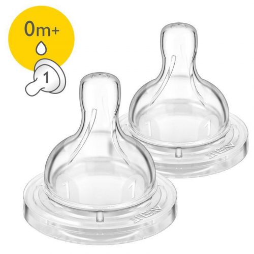 Philips AVENT SCF631/27 Classic szilikon etetőcumi 1 lyukú, 0 hó+