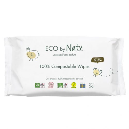 ECO BY NATY Sensitive 56 db, illatmentes - nedves törlőkendők