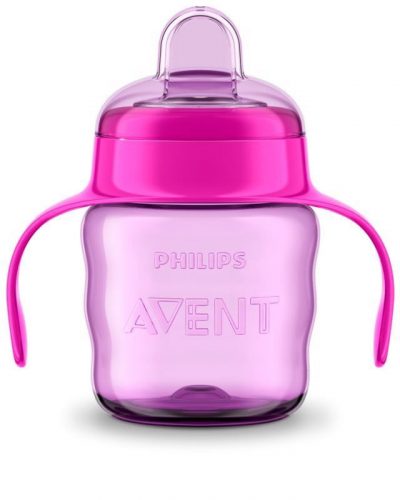 Philips Avent Varázsitató  mintás + fül rózsaszín 200ml