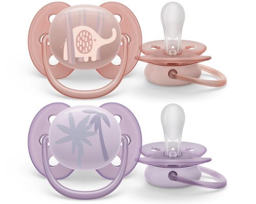 Avent Cumi Ultrasoft Állat Lany 0-6H.2X