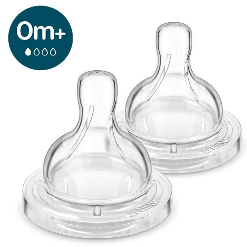 Philips AVENT SCY761/02 Etetőcumi Anti-colic újszülött átfolyás 0hó+ 2 db