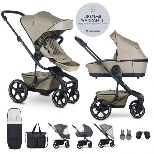 EASYWALKER Kombinált babakocsi Harvey⁵ Premium Pearl Taupe XXL RWS