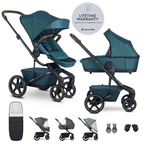 EASYWALKER Kombinált babakocsi Harvey⁵ Premium Jade Green XXL RWS