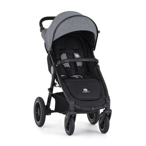 PETITE&MARS Sport babakocsi Street2 Air Black+ Napfénytető Ultimate Grey