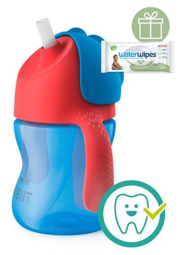 Philips AVENT SCF796/01 Itatópohár rugalmas szívószállal 200ml fiús+WW Soapberry 60db