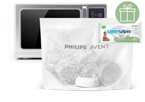 Philips AVENT SCF297/05 Mikrohullámú sterilizáló tasakok, 5 db+WW Soapberry 60db